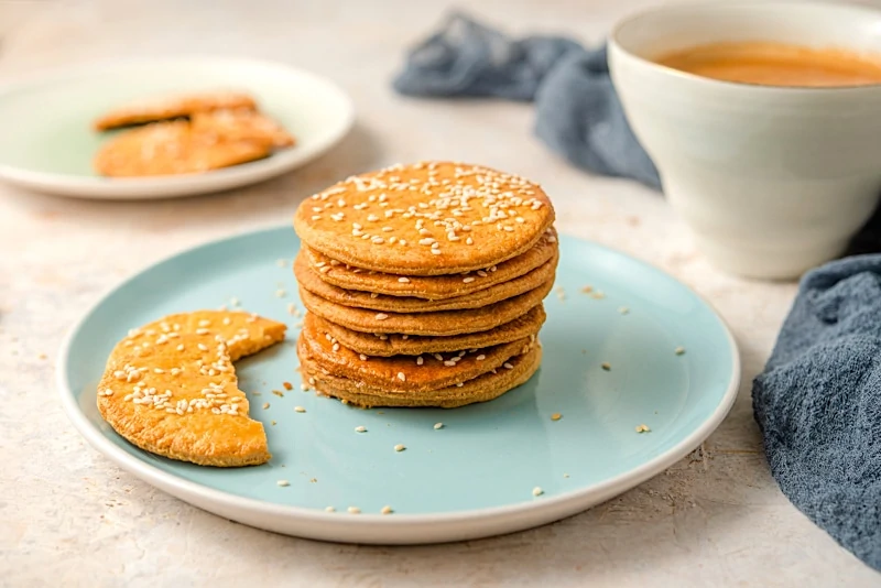 Guatemalan champurradas with coffee