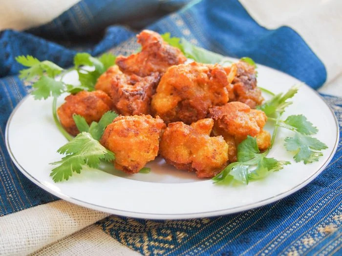 Cauliflower Pakora Credit Caroline's Cooking