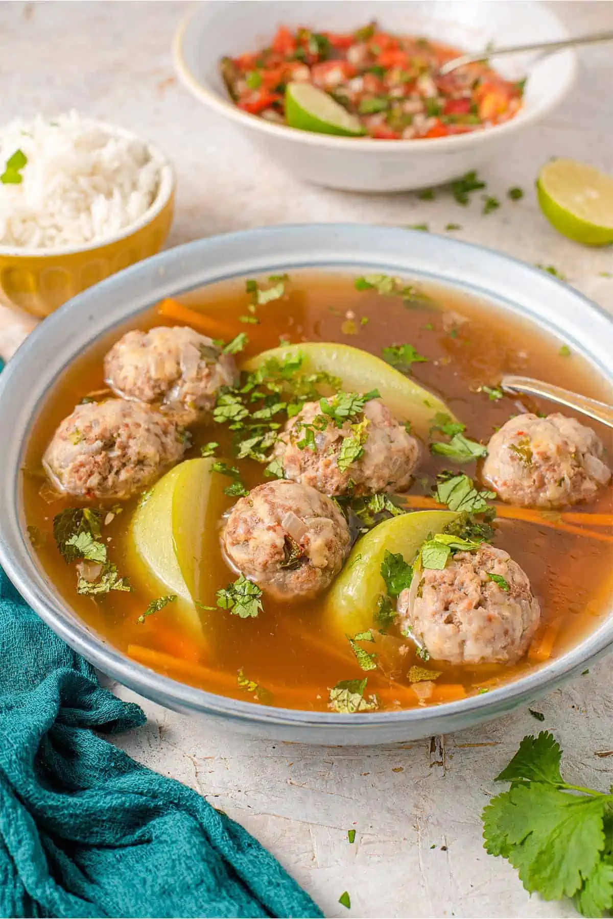 Sopa de Albondigas Guatemalan Portrait