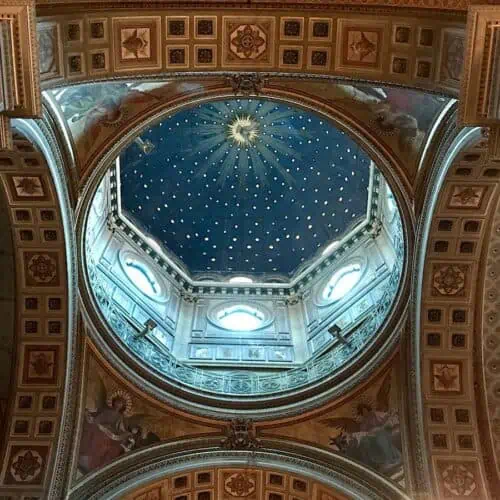 Dome of San Gioacchino ai Prati Castello in Rome.