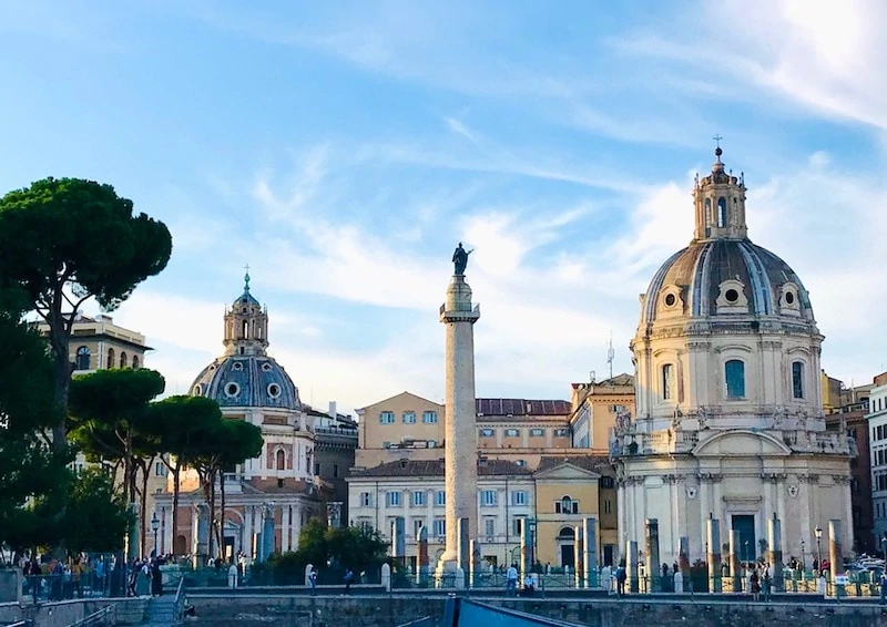 Rome at dusk 