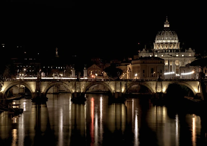 St. Peters Vatican at Night