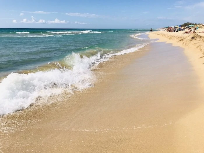 Beautiful beach near Torre Vado