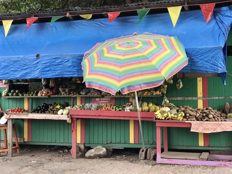 fruit market in Grenada 