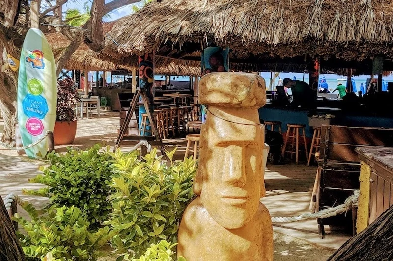 MooMba Beach Bar in Aruba Credit Sue Campbell