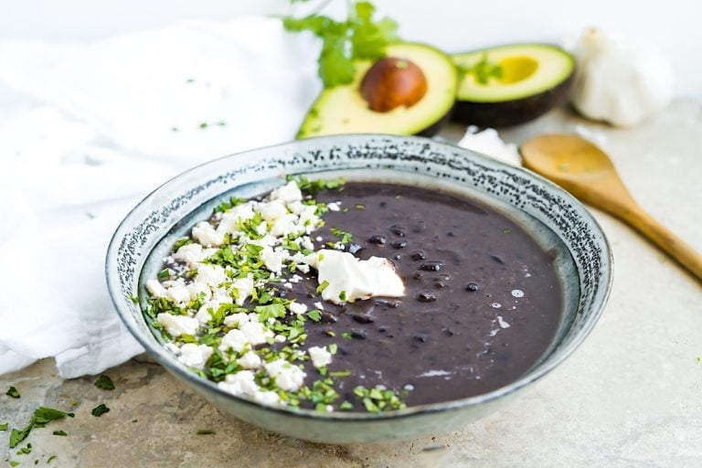 Guatemalan Black Bean Soup - Landscape