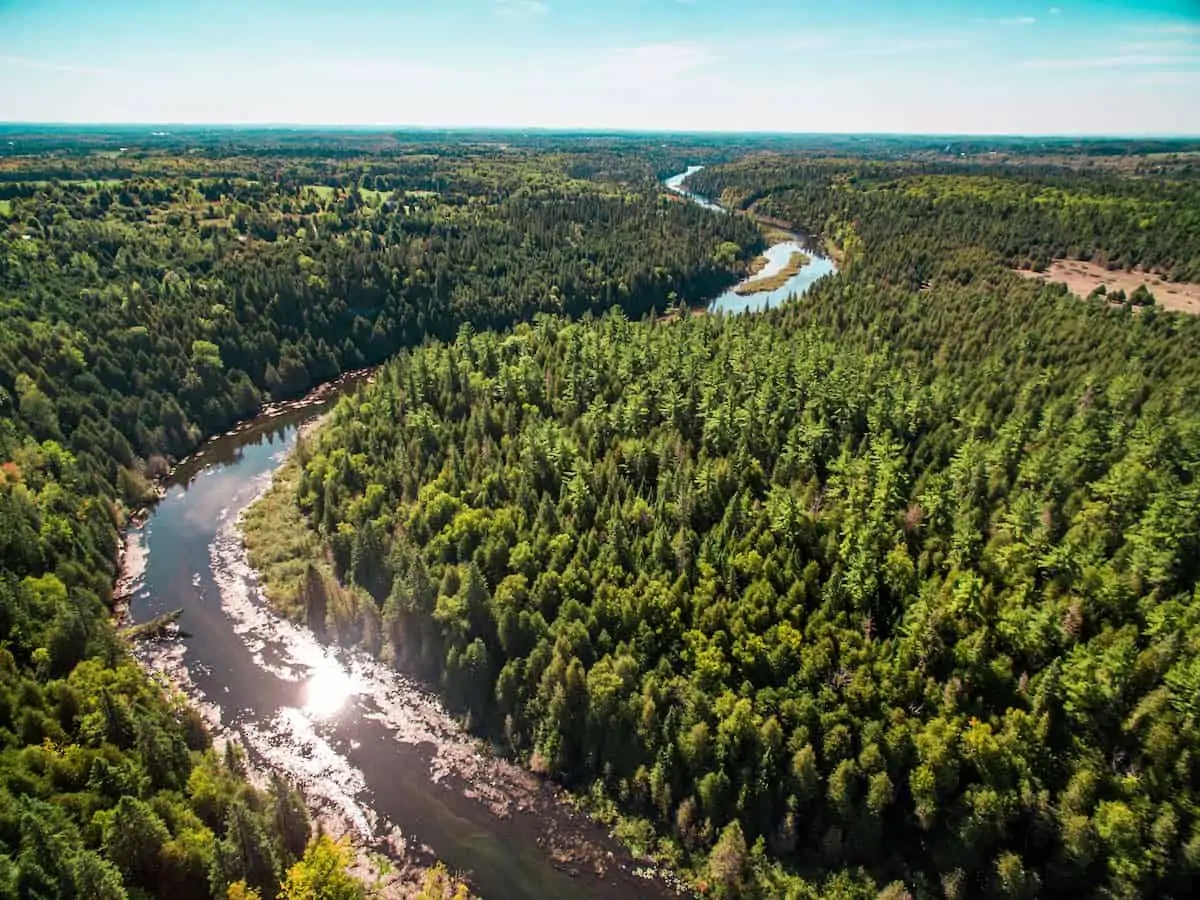 Warsaw Scenic Overlook Credit- Courtesy of Peterborough & the Kawarthas Tourism, Photo by Justen Soule.