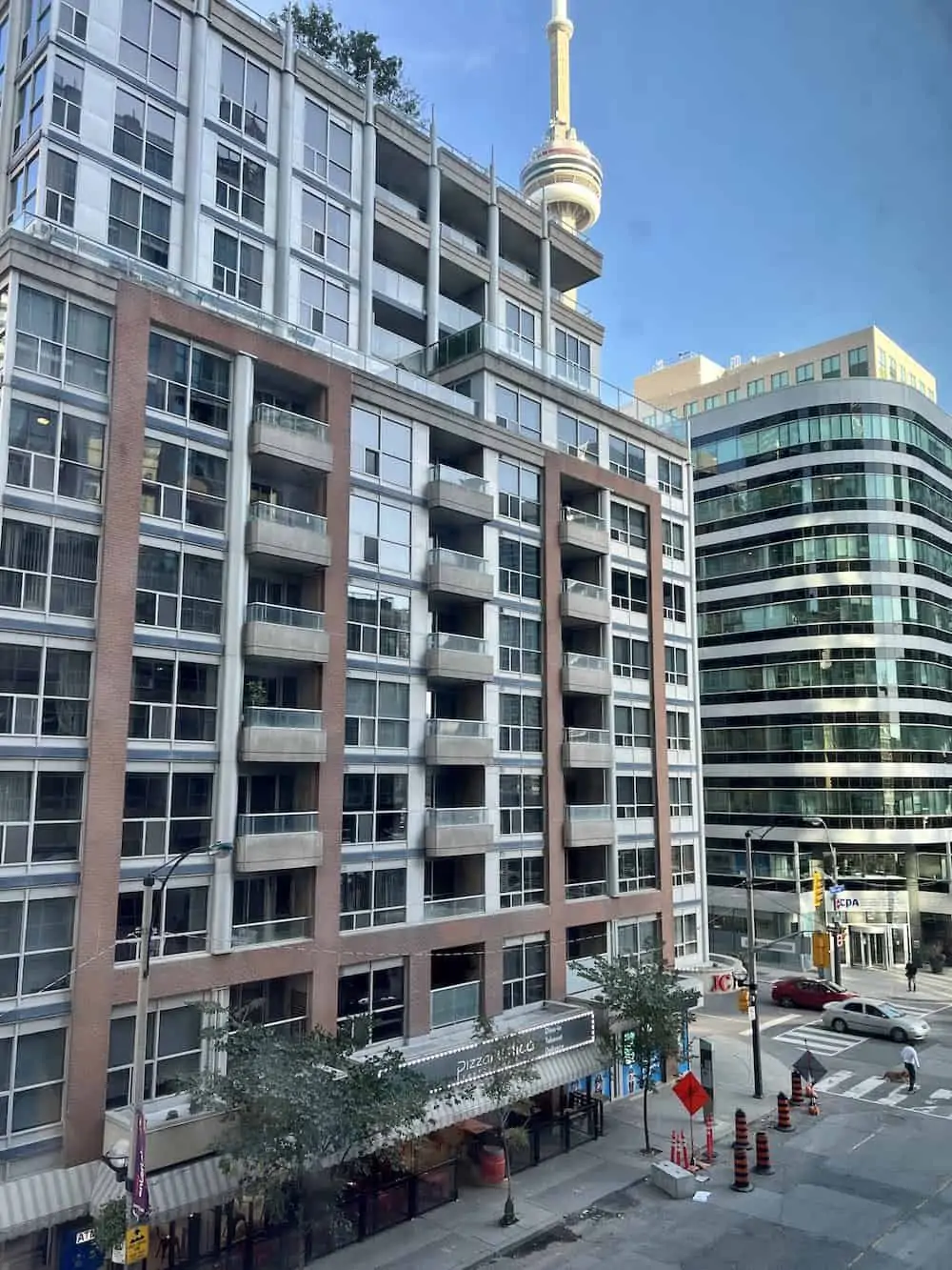 View from SoHo Hotel & Residences in Toronto.