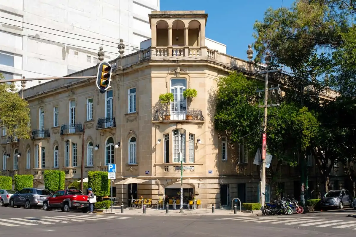 Alvaro Obregon Avenue in the Roma Norte neighbourhood.