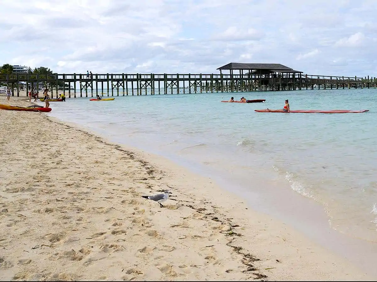 Cable Beach in Nassau Bahamas.