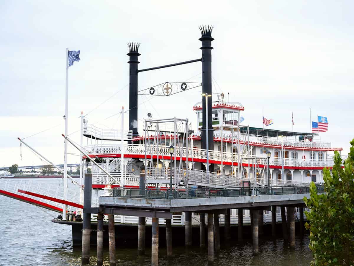 Mississippi River Boat Docked. A Mississippi River Boat docked.