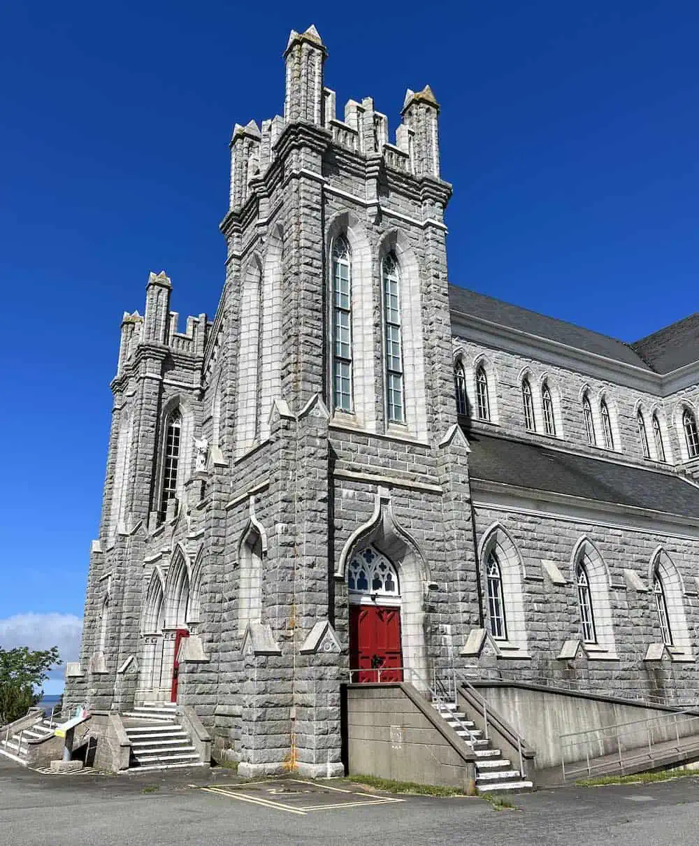 Exterior of Eglise Saint-Bernard Church near Digby. 