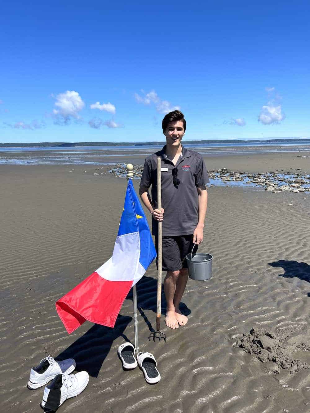 Marcel Saulnier of the Rendez-vous de la Baie Visitor Centre.