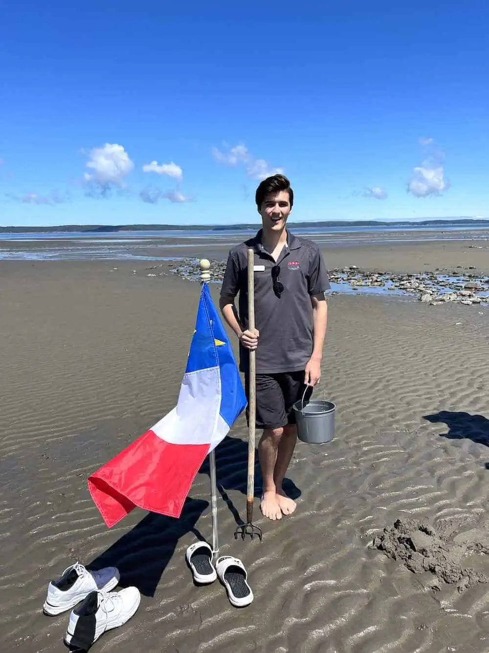 Marcel Saulnier of the Rendez-vous de la Baie Visitor Centre. 