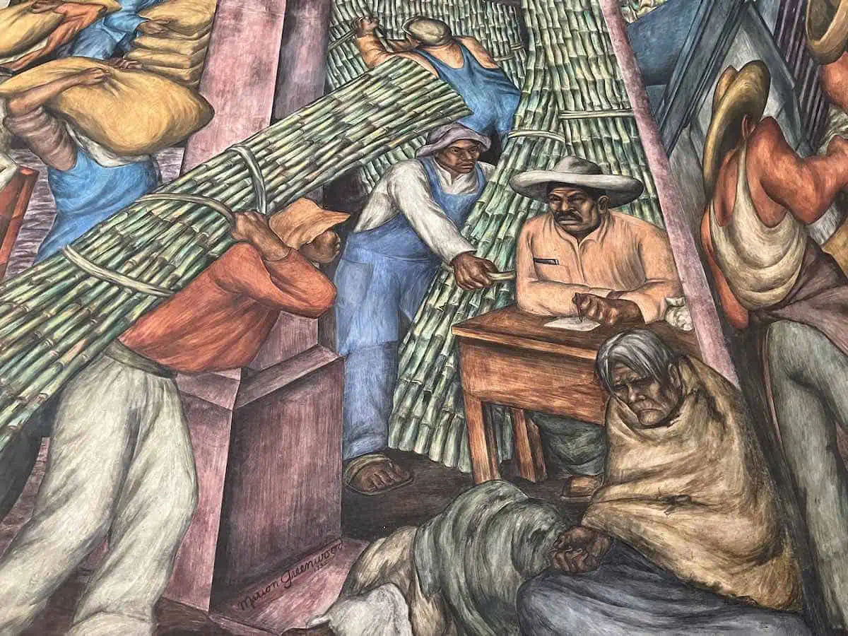 Mural at Mercado Abelardo L. Rodriguez  in Mexico City. 