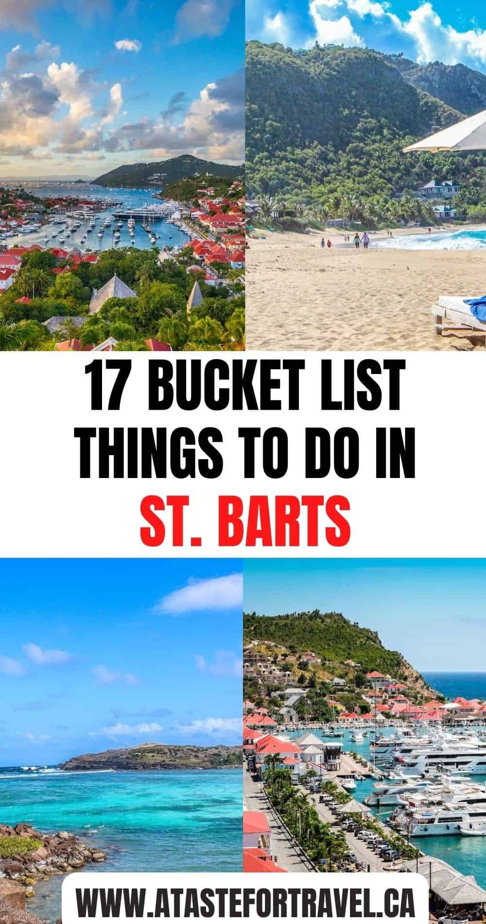 17 bucket list things to do in st. barts photo collage 