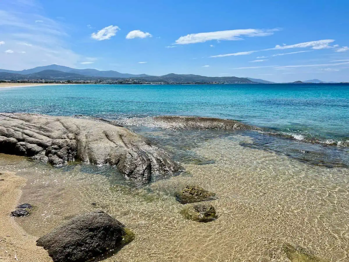 A secluded cove on Naxos. 