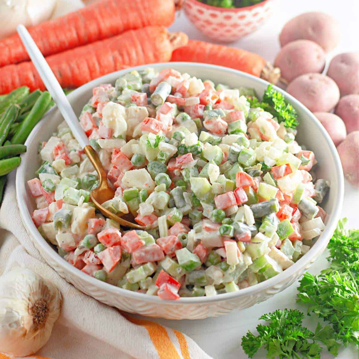 Ensalada Rusa Guatemalteca (Russian Salad) - A Taste for Travel