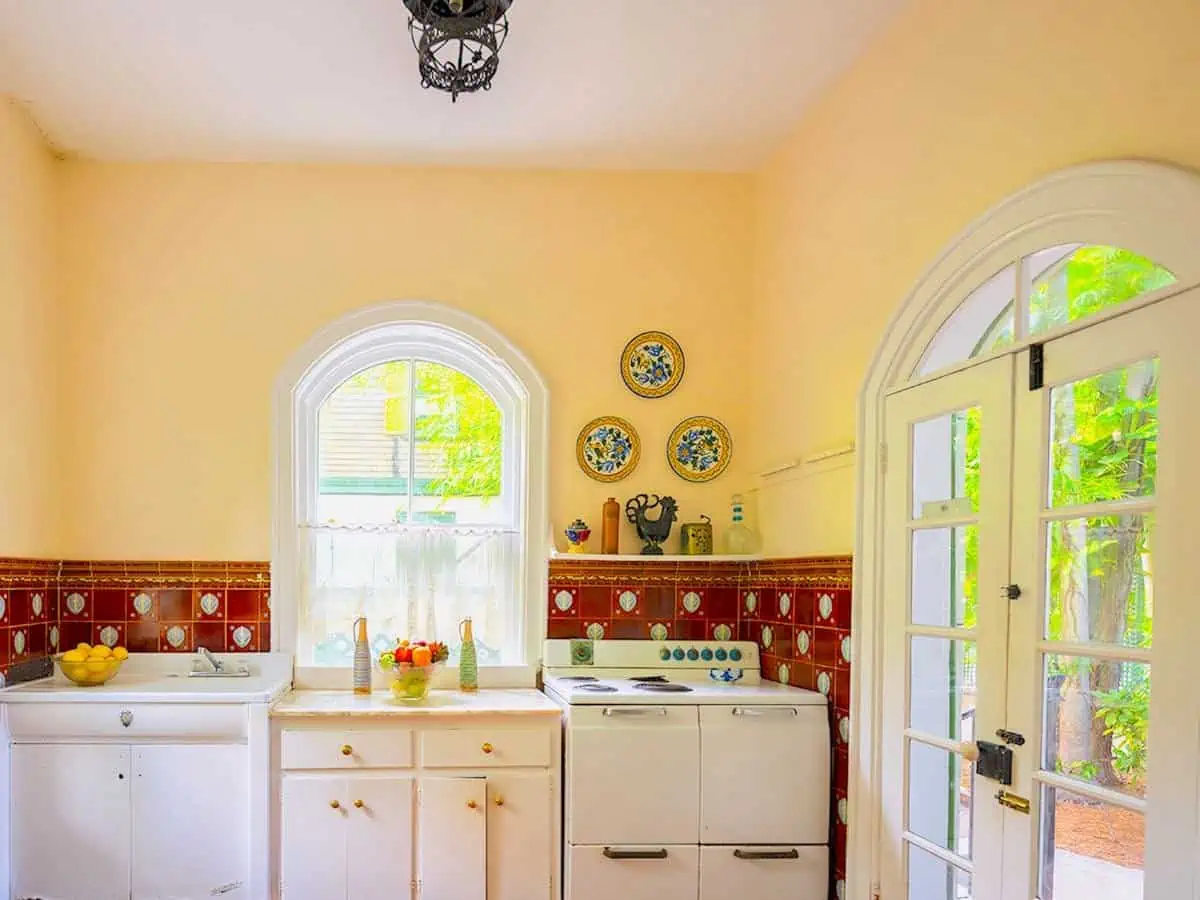 Kitchen in Hemingway House in Key West. 