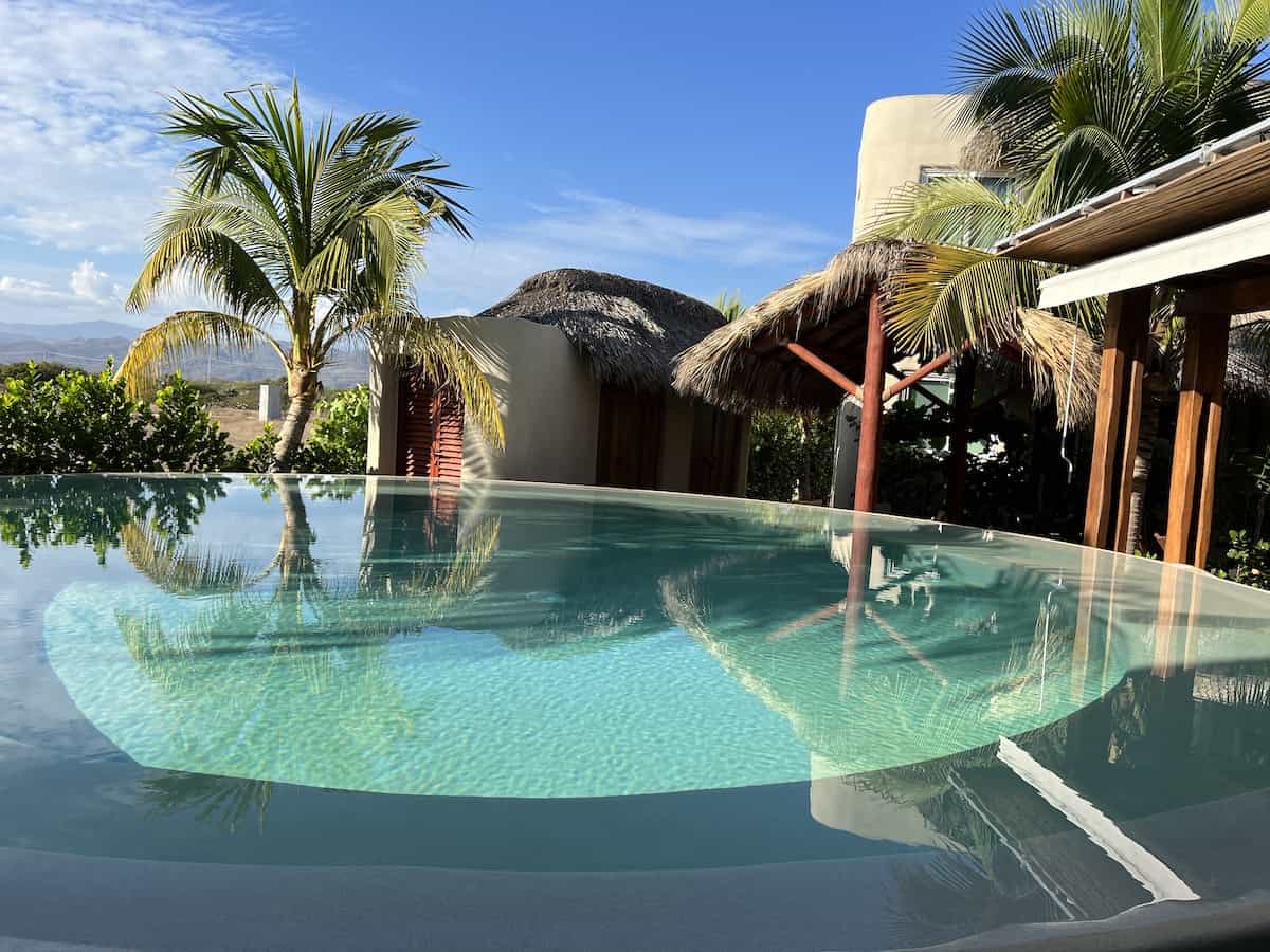 Swimming pool at El Origen Villas. (Credit: Michele Peterson)