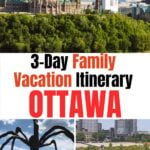 Collage of attractions in Ottawa.