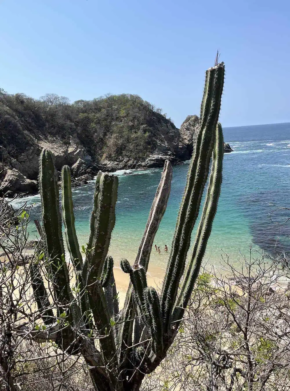 Playa Violin is one of the secret beaches of Huatulco. (Credit: Francisco Sanchez
