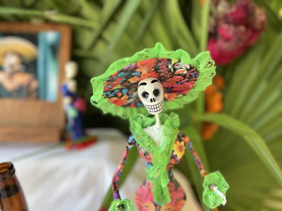 catrina at Festival of life and traditions Xcaret.