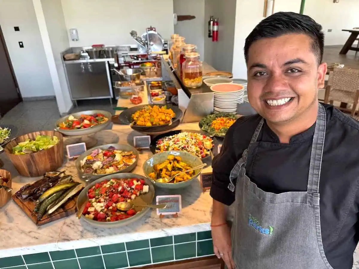 Chef de cuisine Abhishek Tiwari at Callaloo restaurant. (Credit: Jennifer Bain)