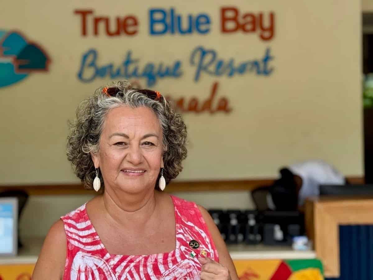 True Blue Bay Boutique Resort owner Magdalena Fielden.