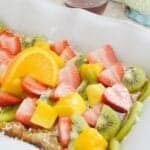 Pinterest image of Bocado de reina in a white dish.