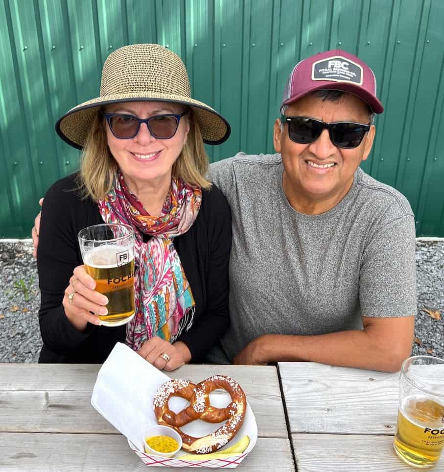 Michele Peterson and Javier Sanchez of A Taste for Travel. 